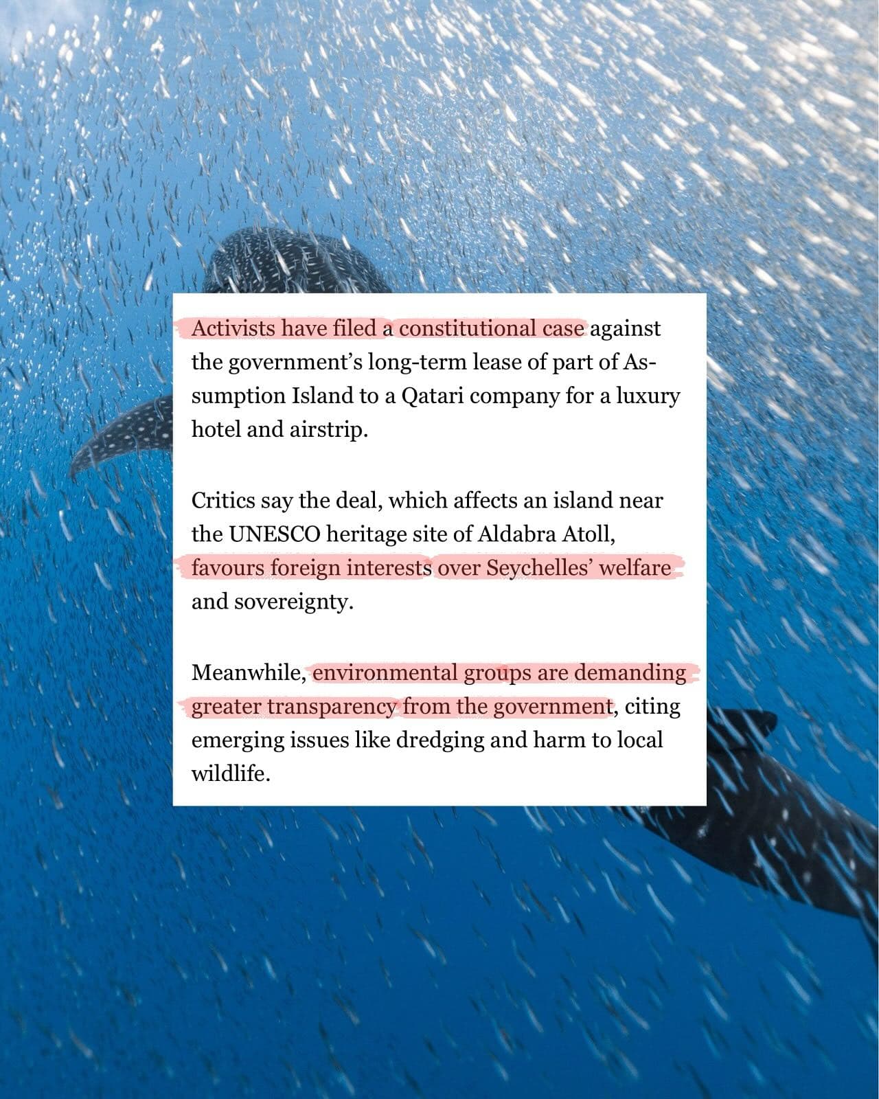 We are overwhelmed and deeply grateful to see Assomption Island and our campaign… (6/12)