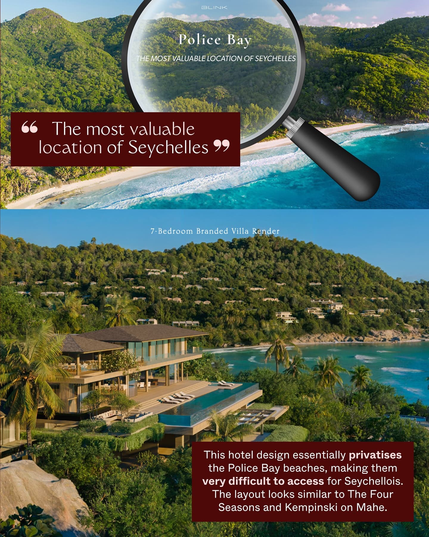Another Seychellois paradise under threat. (3/11)