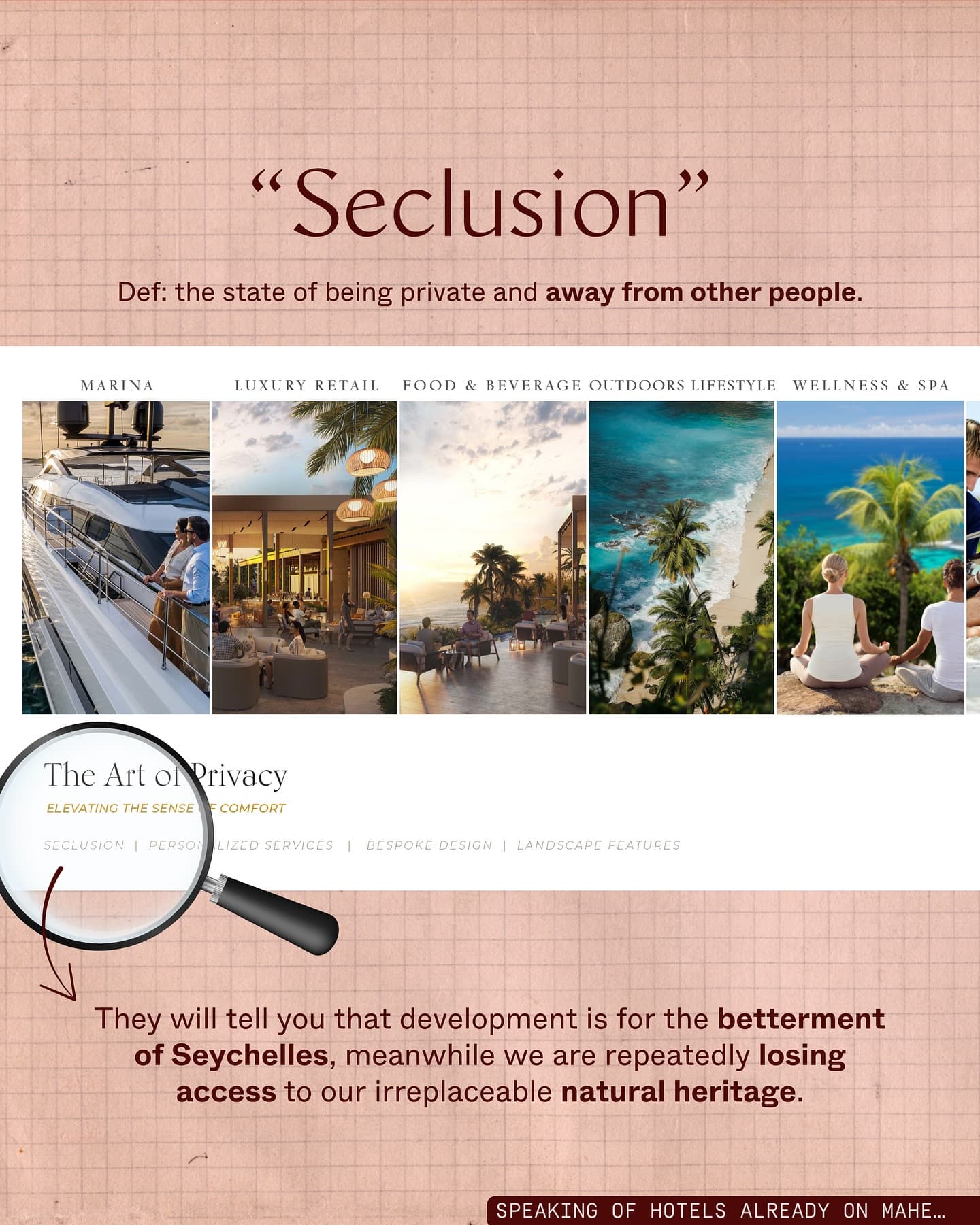 Another Seychellois paradise under threat. (4/11)