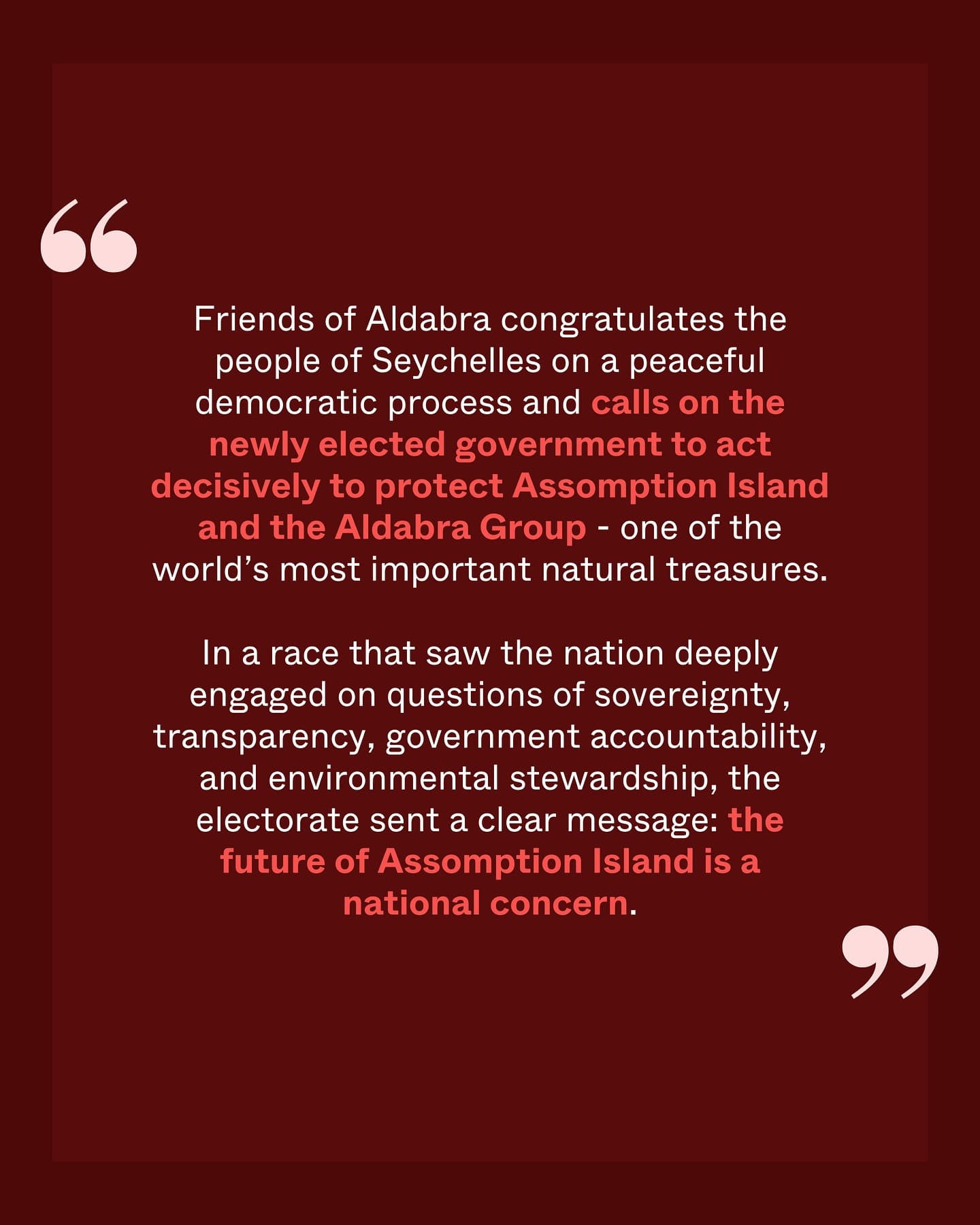 During Seychelles’ elections a few days ago, citizens made clear that stopping the… (5/8)