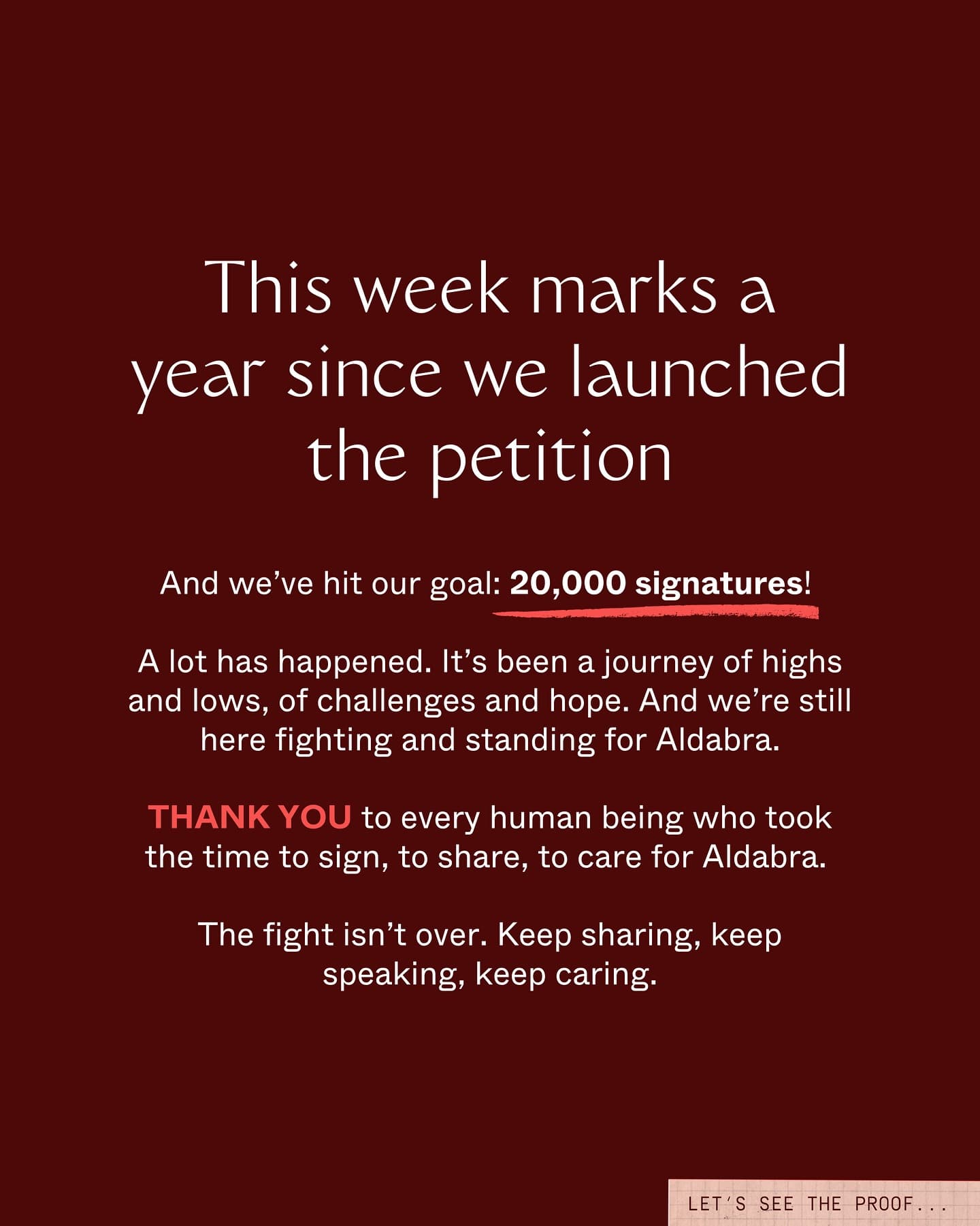 One year ago, we asked the world to care about Aldabra: a rare sanctuary, one of the… (2/9)