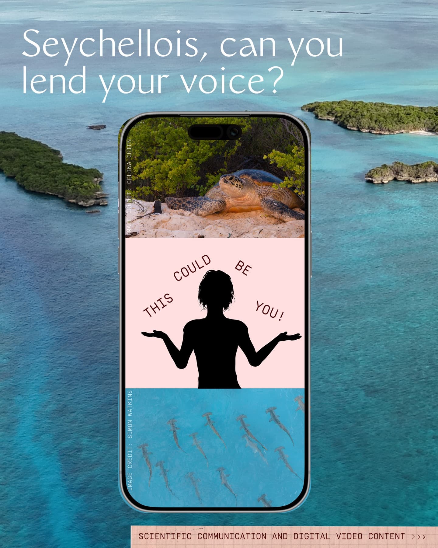 Are you Seychellois and comfortable on camera? (1/3)