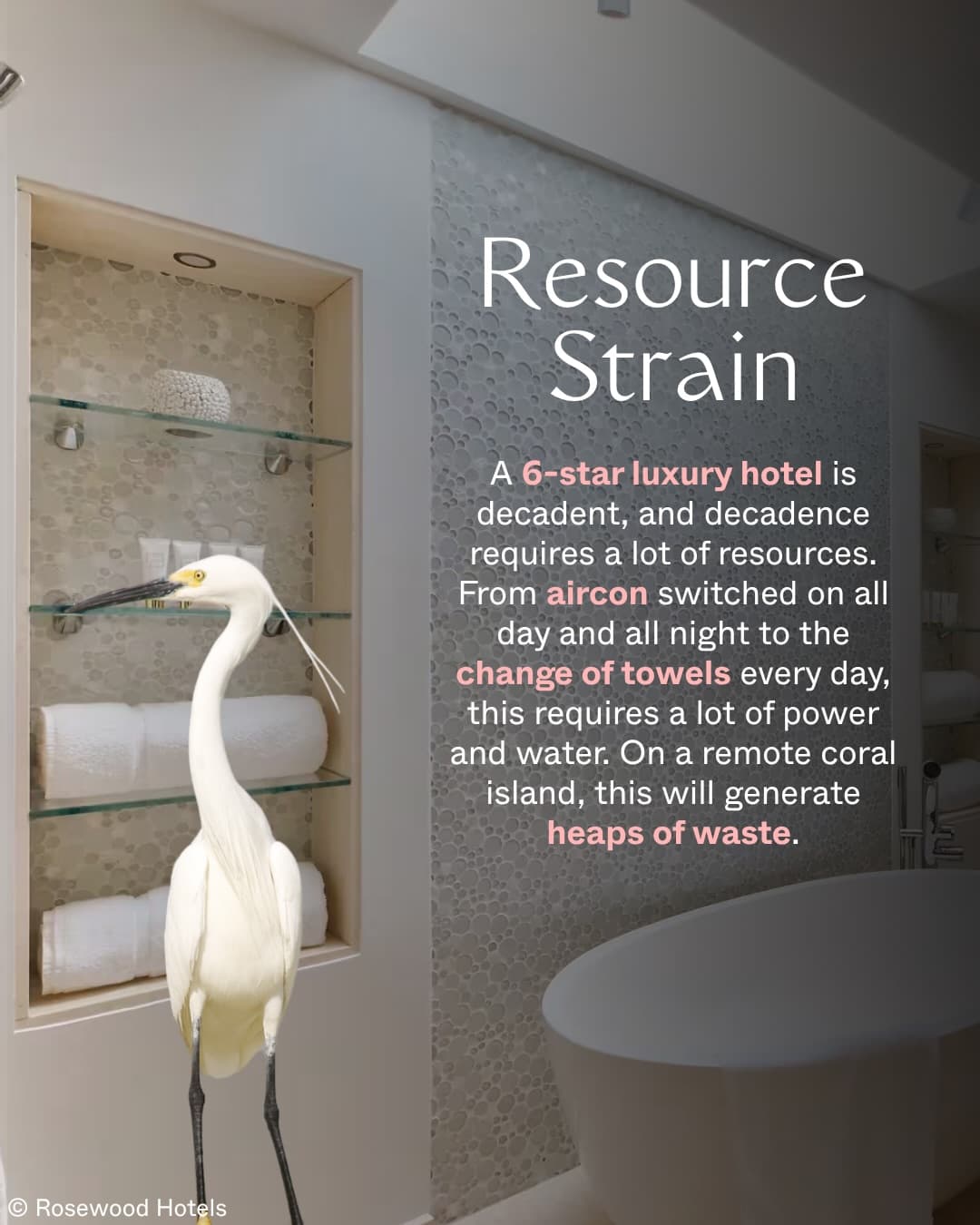 What does it take to run a 6* resort on a remote island? (6/8)