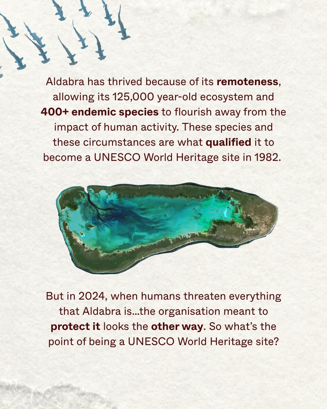 UNESCO knows one of their World Heritage Sites is at risk, and they’re doing nothing… (5/7)
