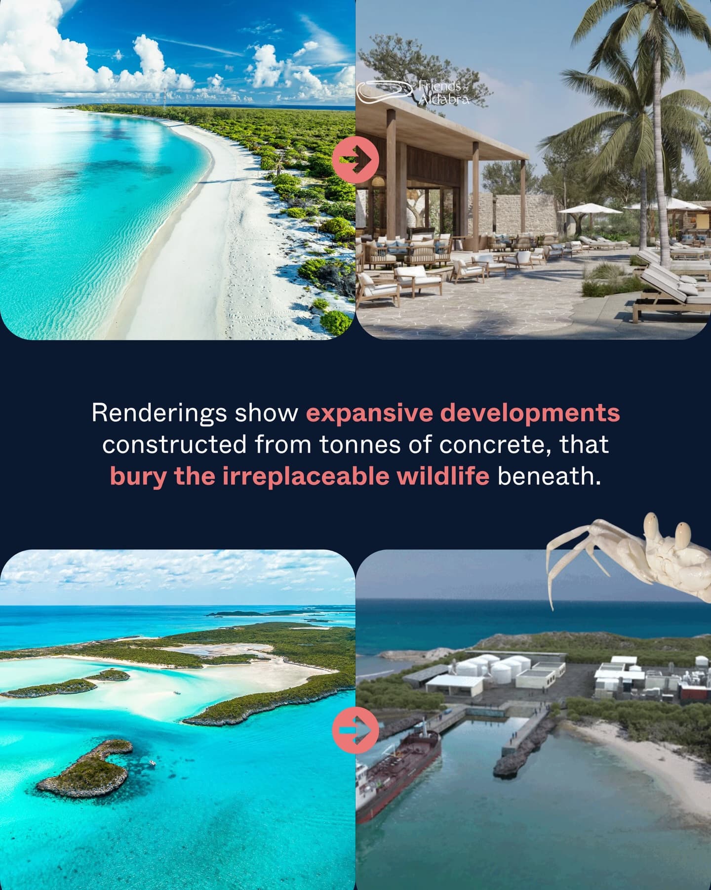From the Caribbean and the Indian Ocean, our Bahamian and Seychellois coalition… (6/8)