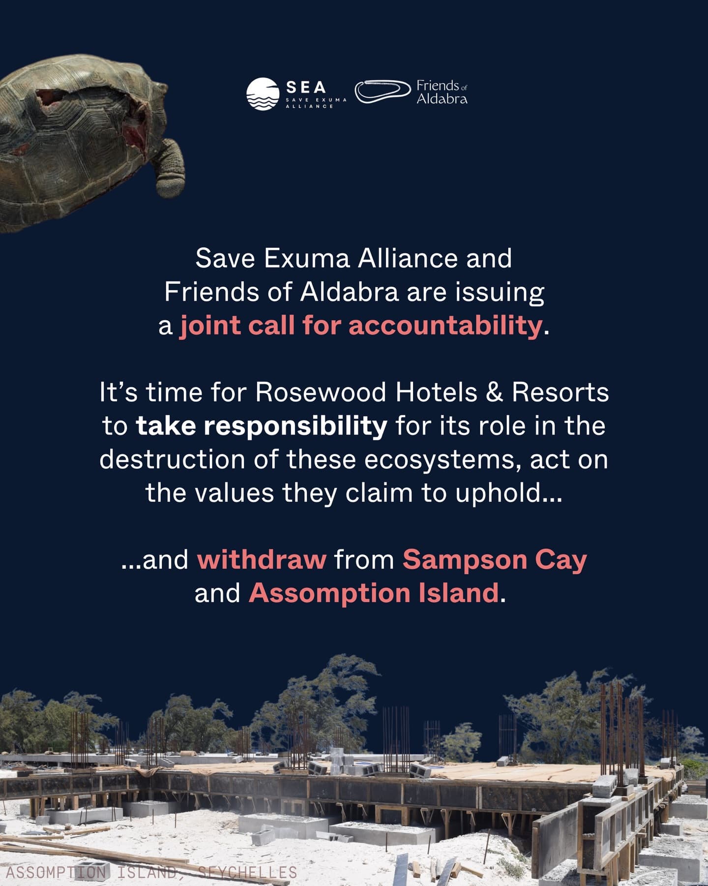 From the Caribbean and the Indian Ocean, our Bahamian and Seychellois coalition… (7/8)