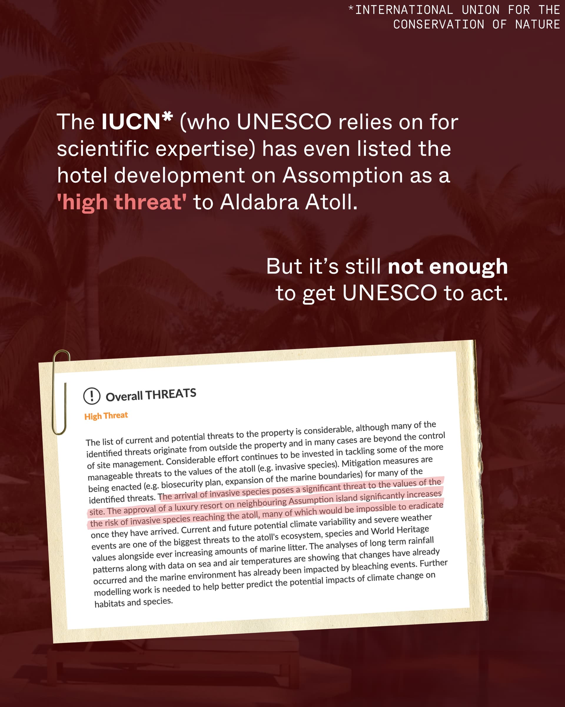 In May, we wrote to Not to complain. (5/7)