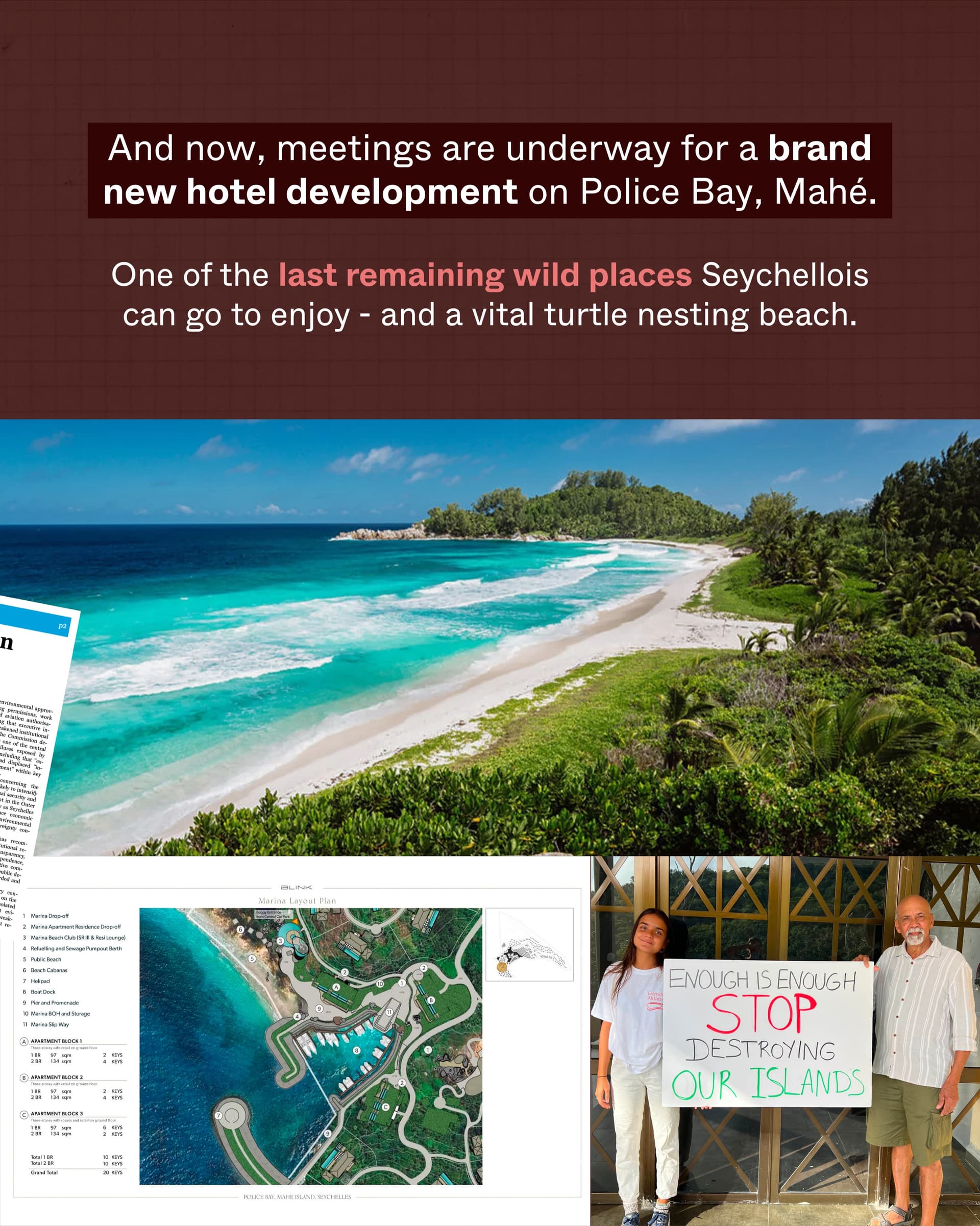 The Seychelles government has been trying to fool its people. (8/10)