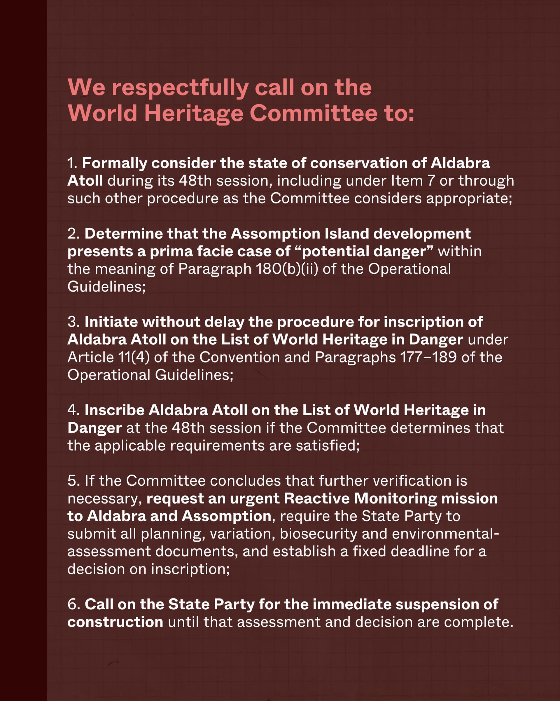We’ve written an open letter to UNESCO alongside a global coalition of concerned… (7/9)