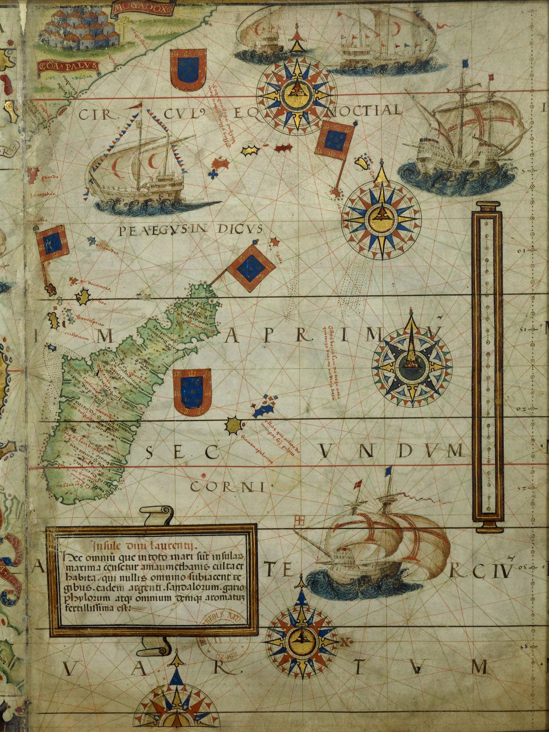 Portuguese Ships Sight the Atoll