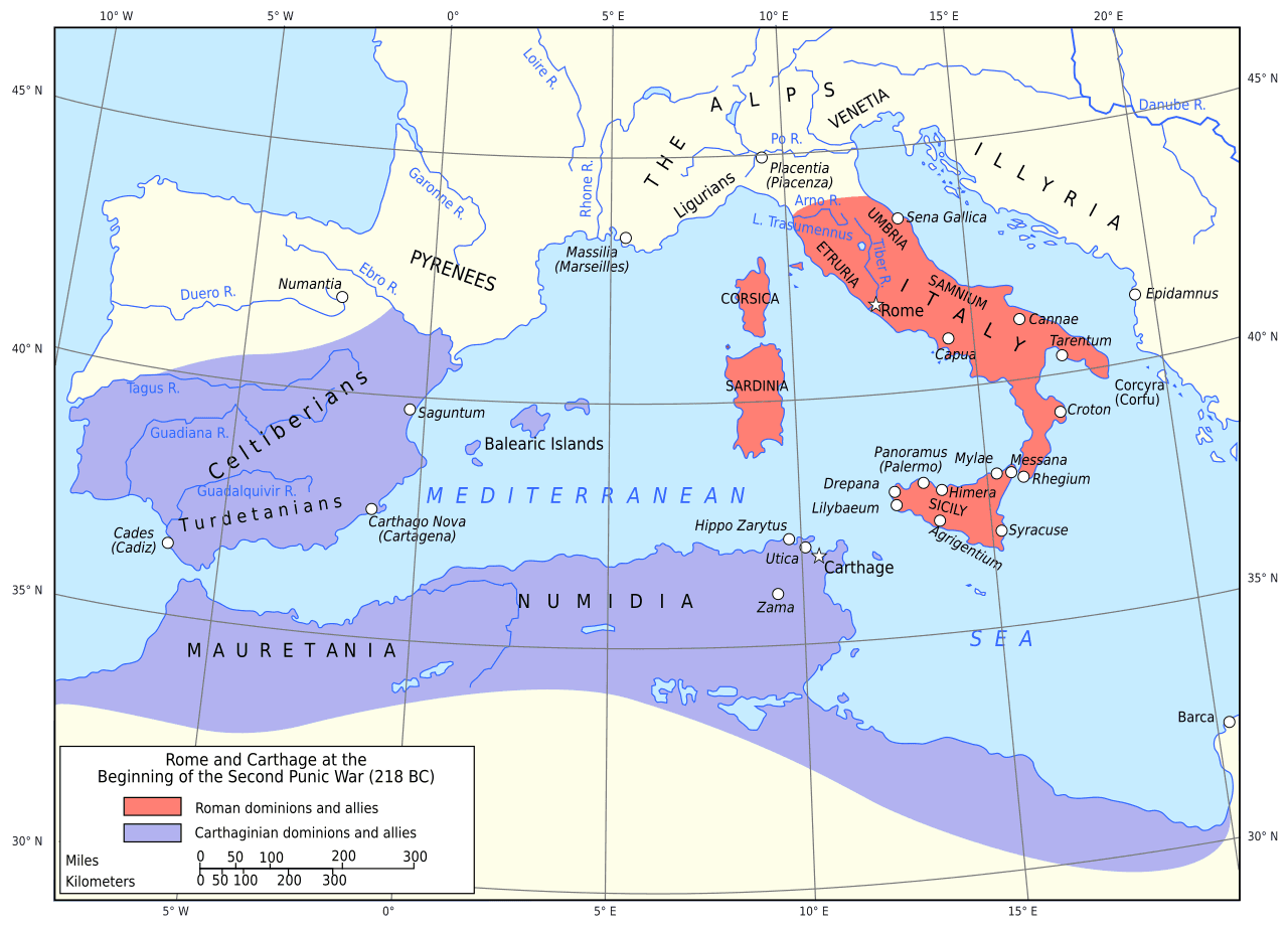 Rome takes the Iberian peninsula
