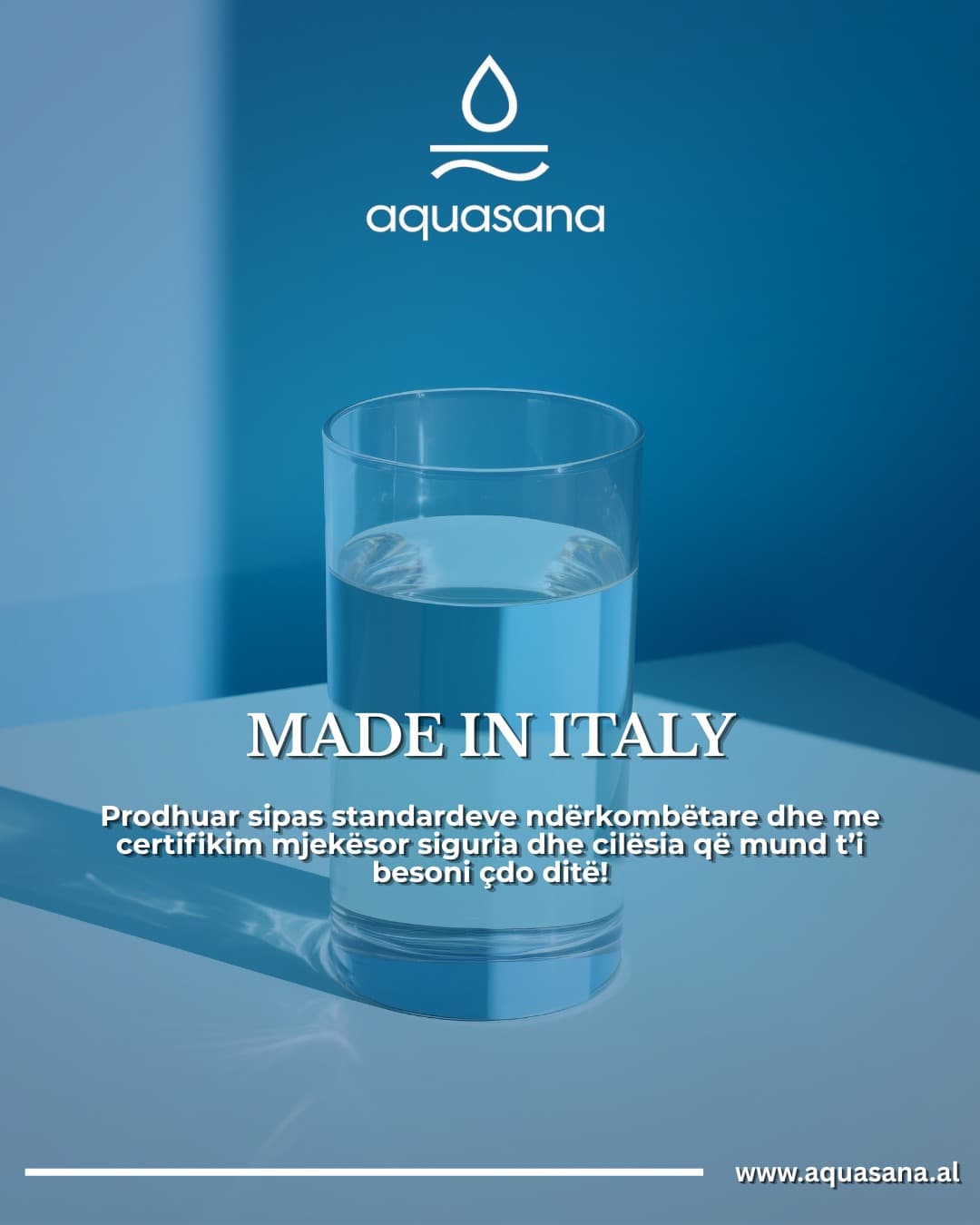 Made in Italy - krijuar me kujdes dhe pasion, duke respektuar standardet më