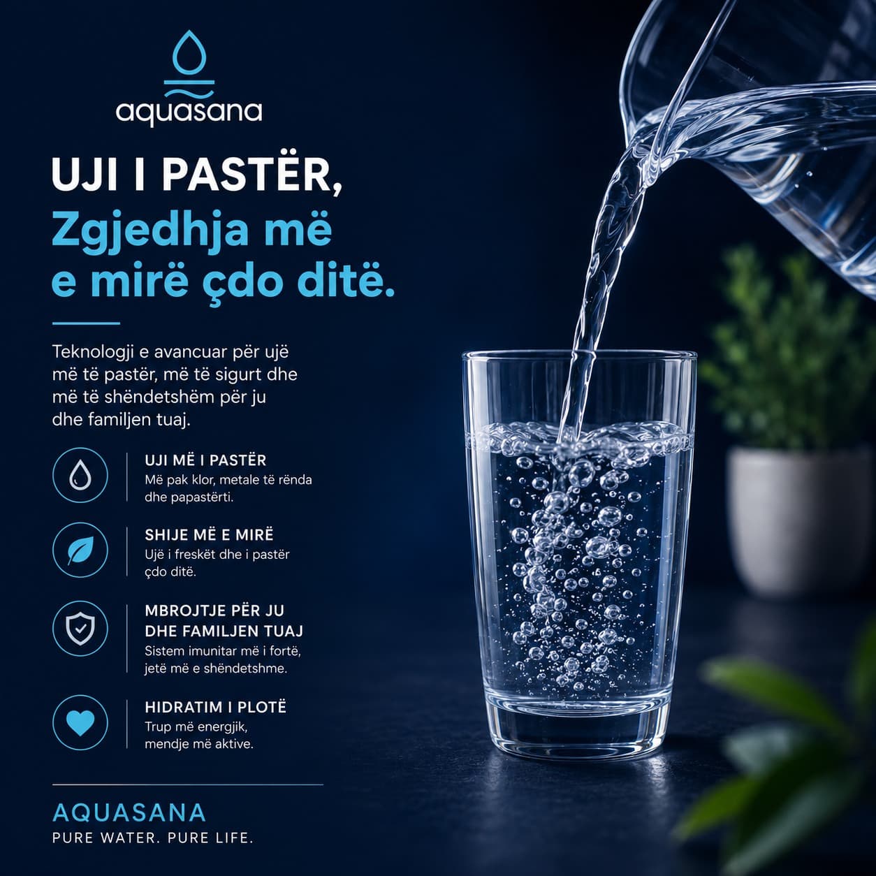 Uji i pastër është zgjedhja më e rëndësishme që bëni çdo ditë