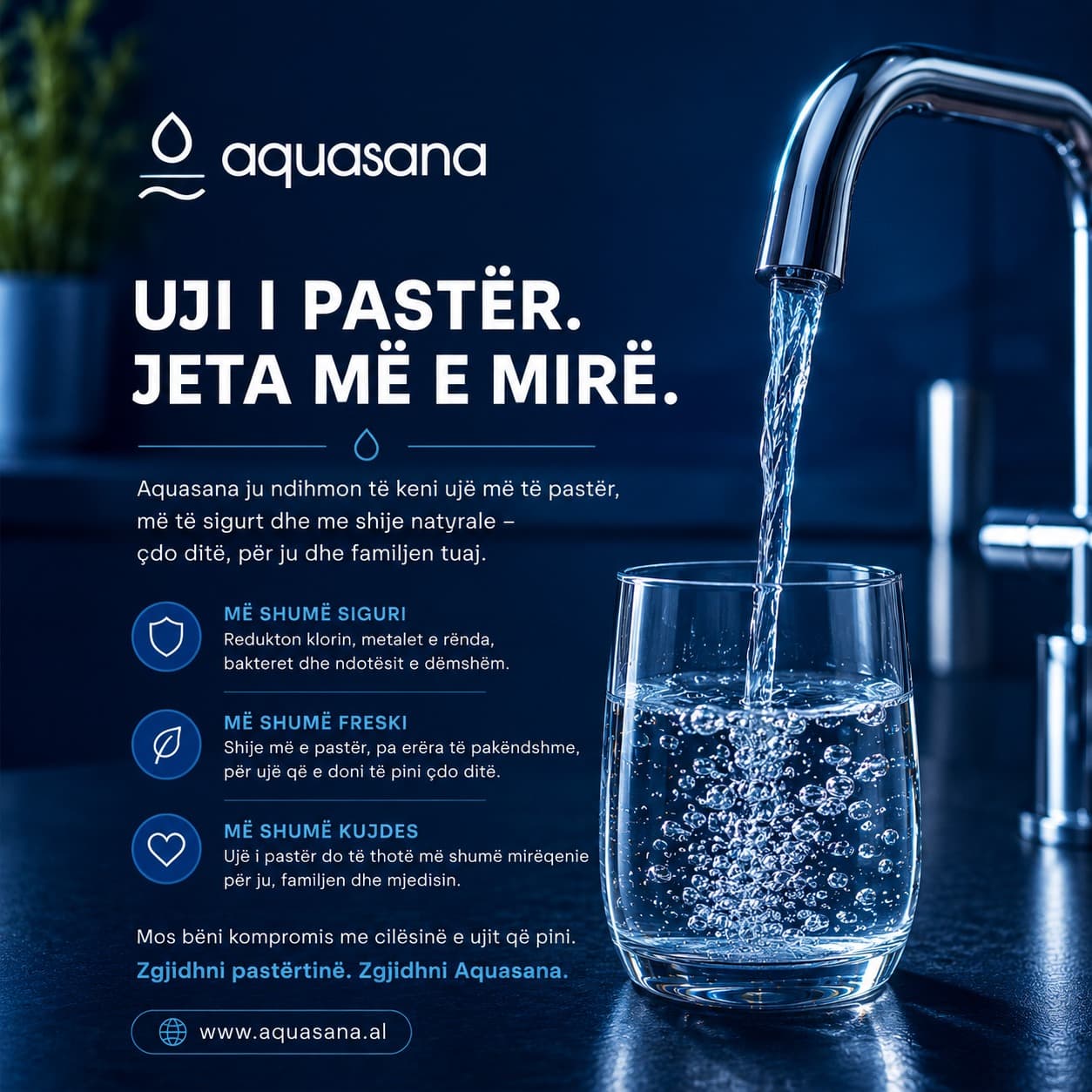Uji që përdorni çdo ditë ndikon direkt në shëndetin, mirëqenien dhe jetën tu