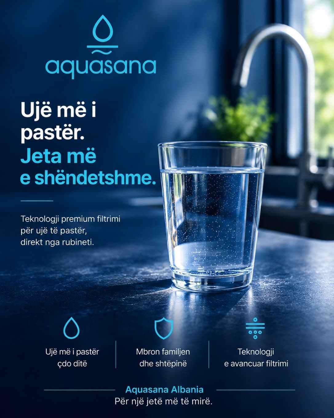 Uji që konsumoni çdo ditë duhet të jetë i pastër, i sigurt dhe me shije perf