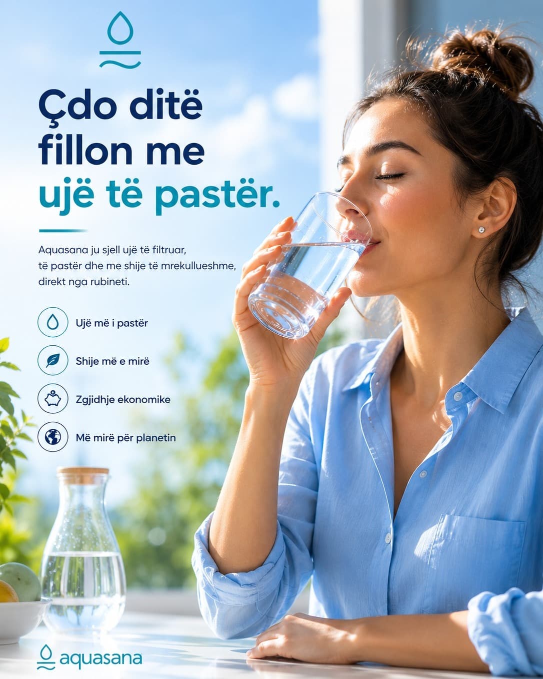 Filloje ditën me zgjedhjen më të rëndësishme: ujë të pastër
