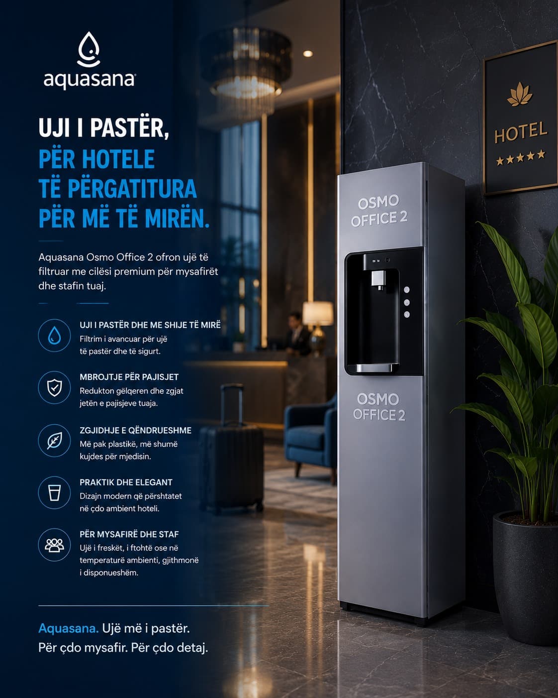 Uji i pastër është një detaj që klientët e vlerësojnë