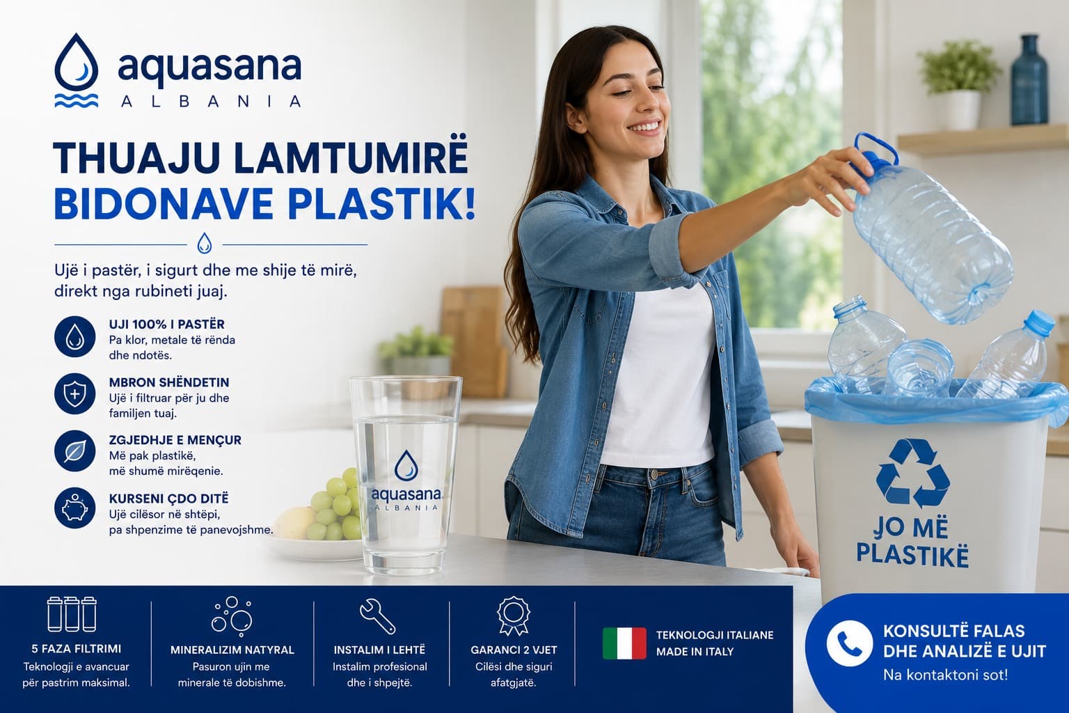 Sa bidona plastikë ke hedhur këtë muaj