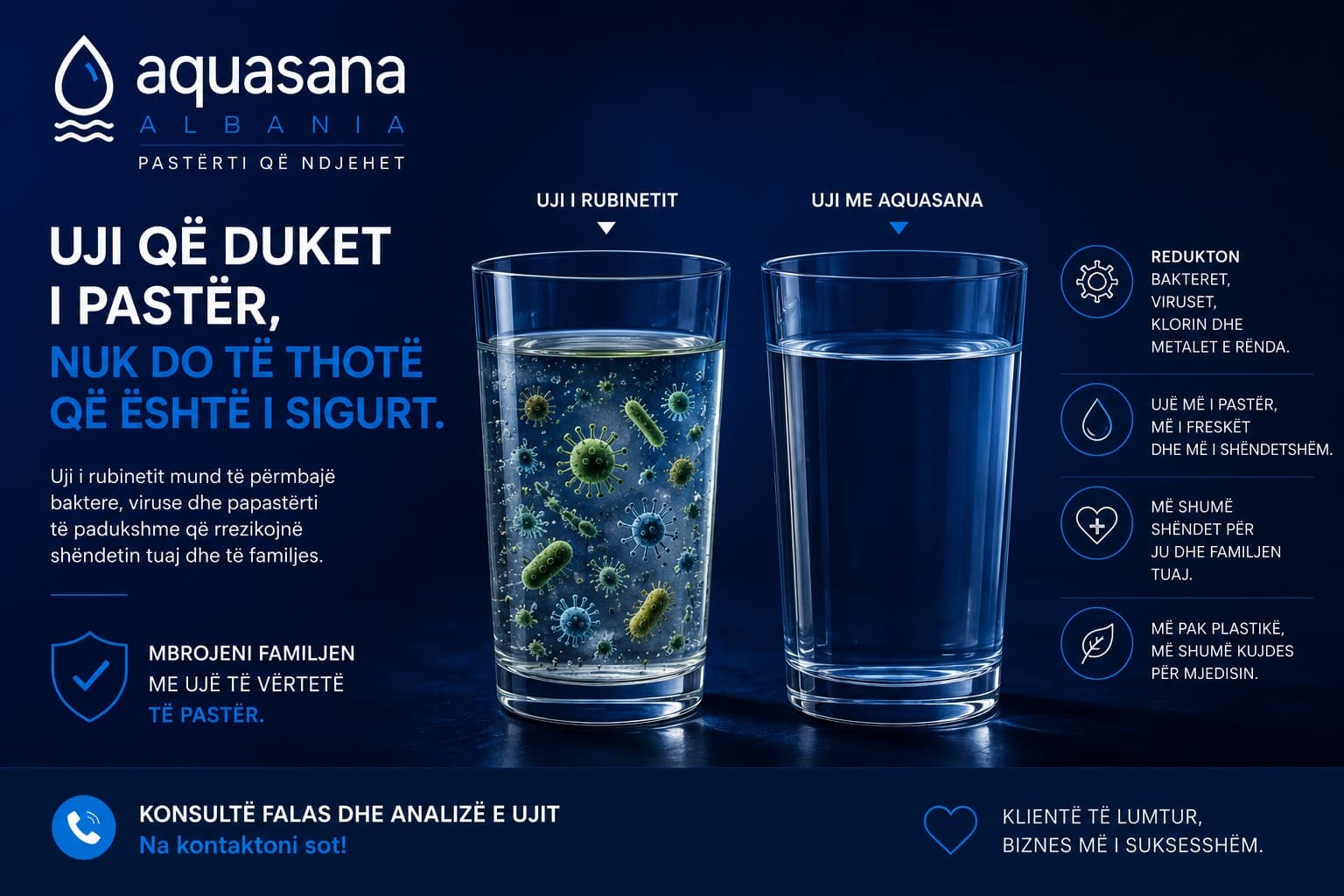 Uji që duket i pastër, nuk do të thotë gjithmonë që është i pastër
