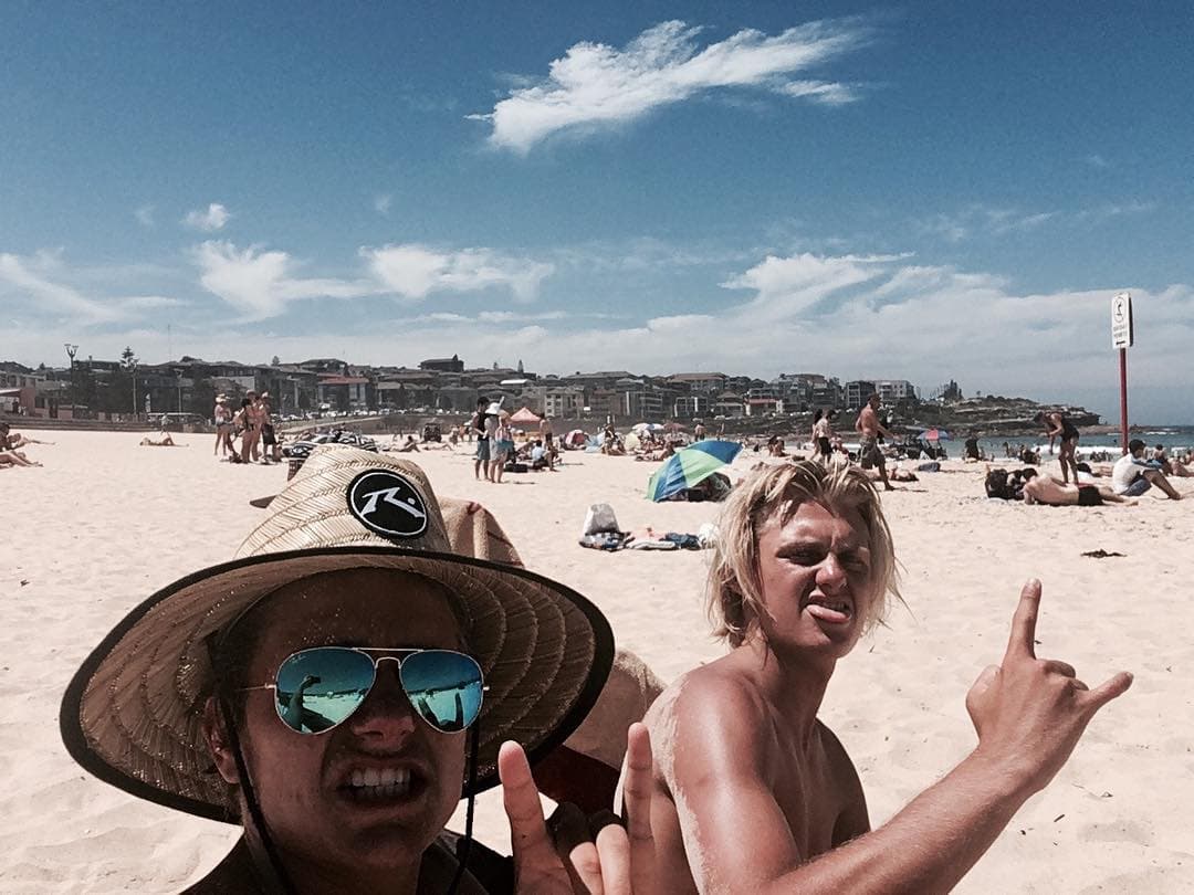 Roasting with ma homie in Maroubra!