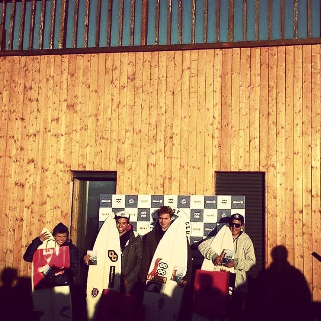 Stoked to win the comp this weekend , Thanks for keeping warm !!