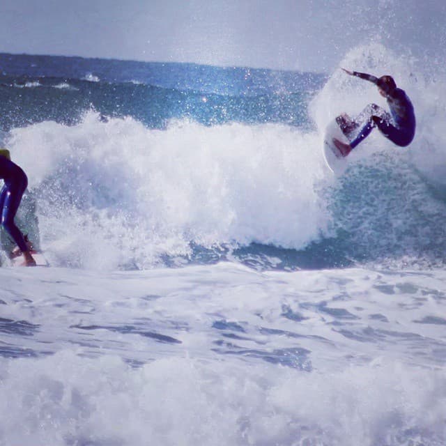 Cheeky surf at ribeira , one of my last surfs before I go to Houston for Christmas :( @…