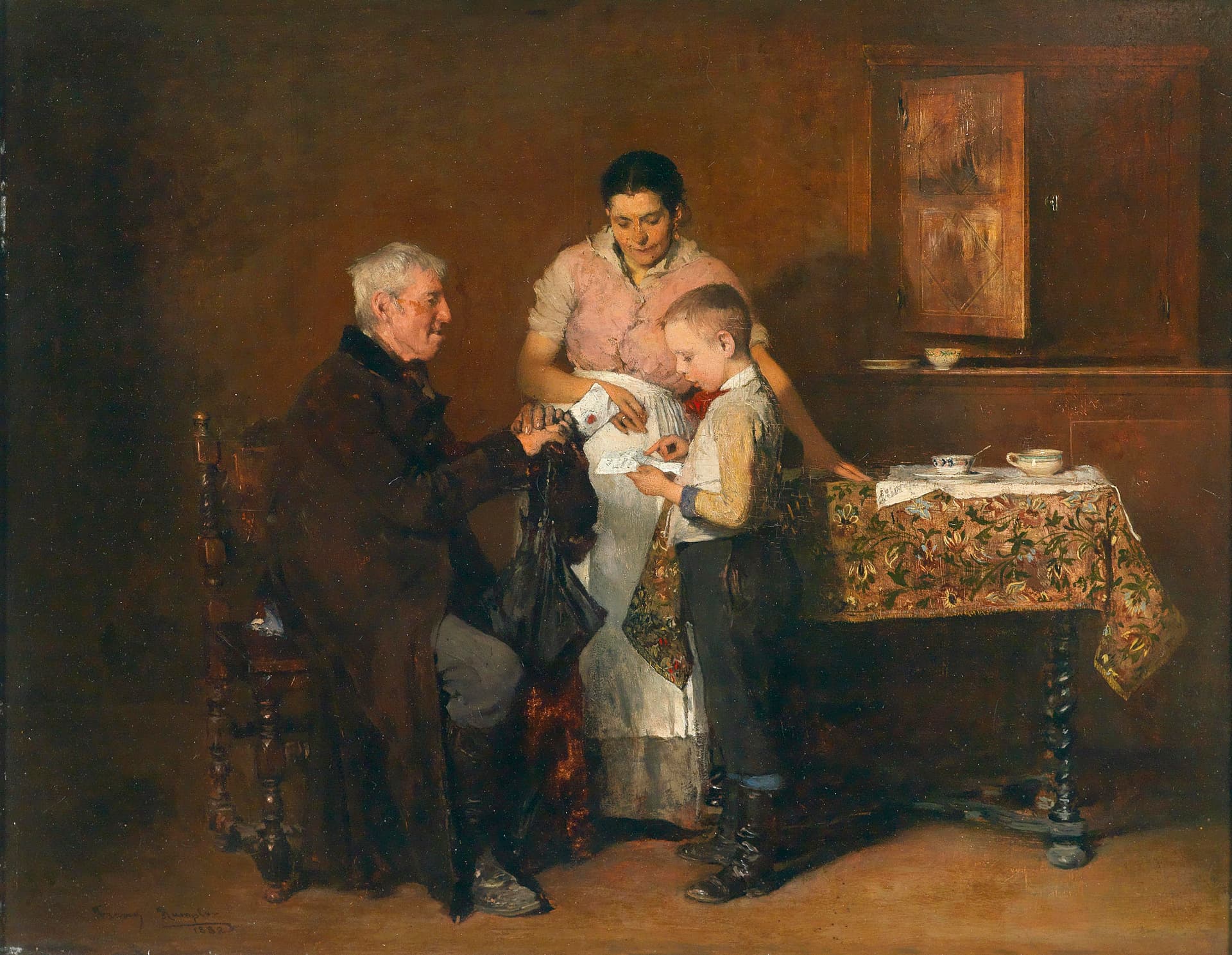Franz Rumpler Der Brief 1882