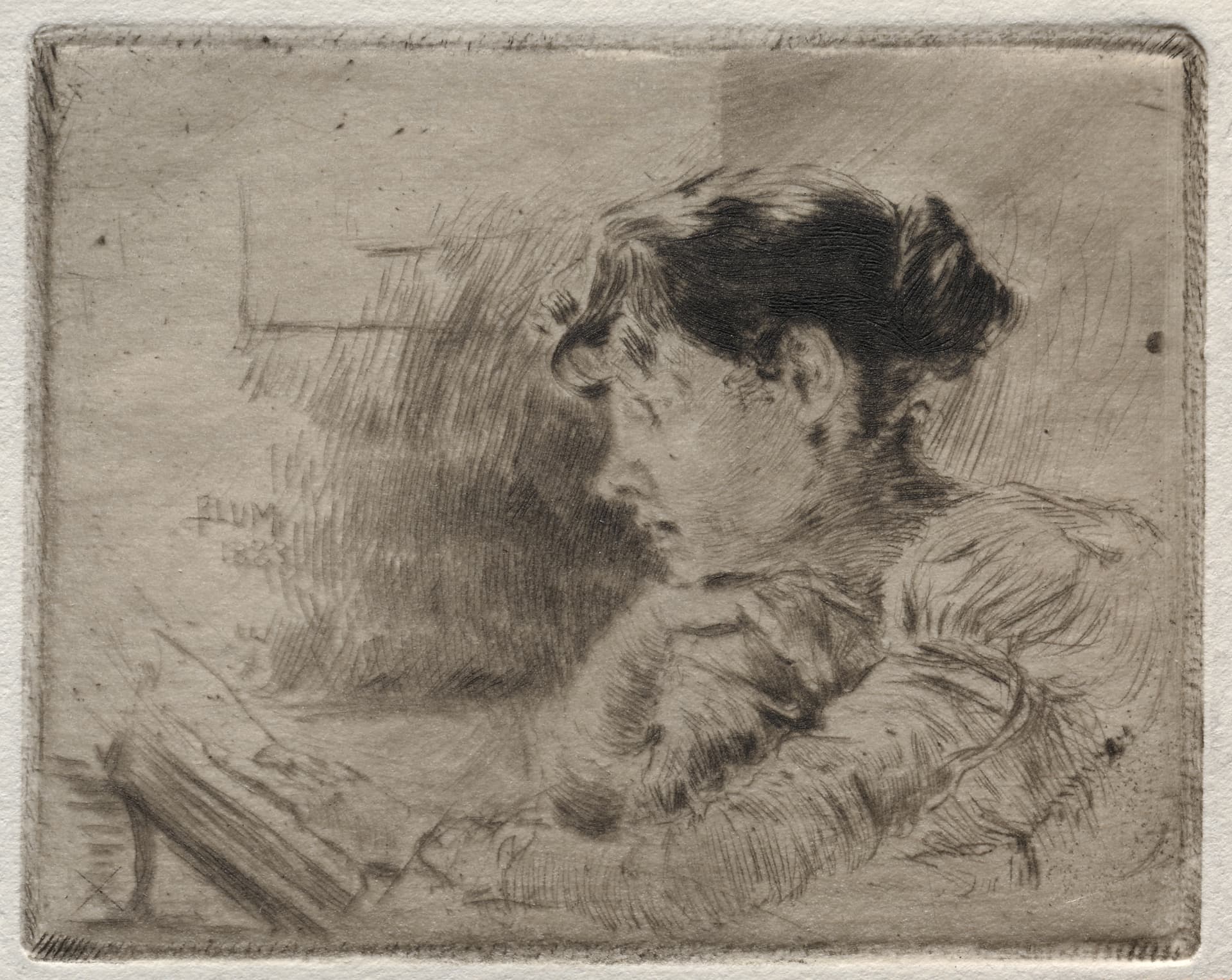 Girl Reading - Robert Frederick Blum