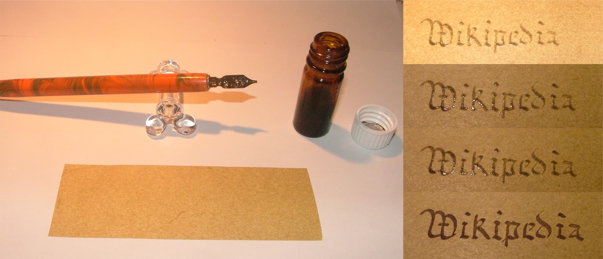 Eisengallustinte selbstgemacht schriftbild