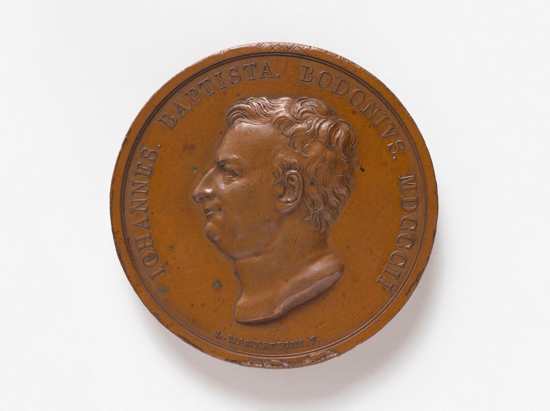 Giovanni Battista Bodoni (1740-1813), graveur et typographe italien, 1802, ND5025