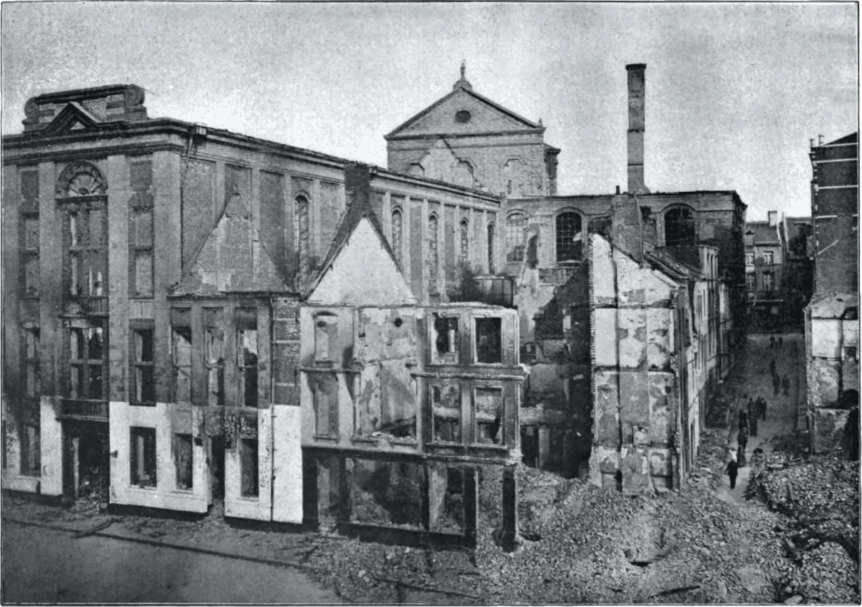 The Louvain university library after the 1914 fire