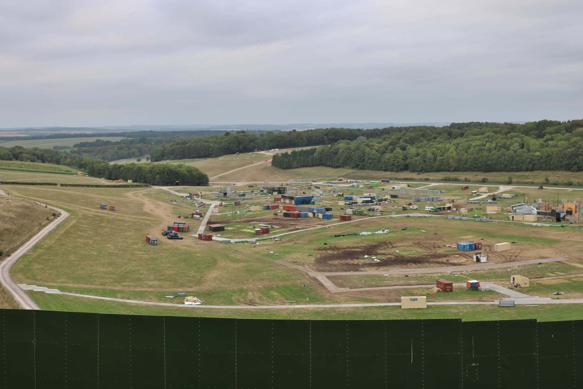 Boomtown site at teardown