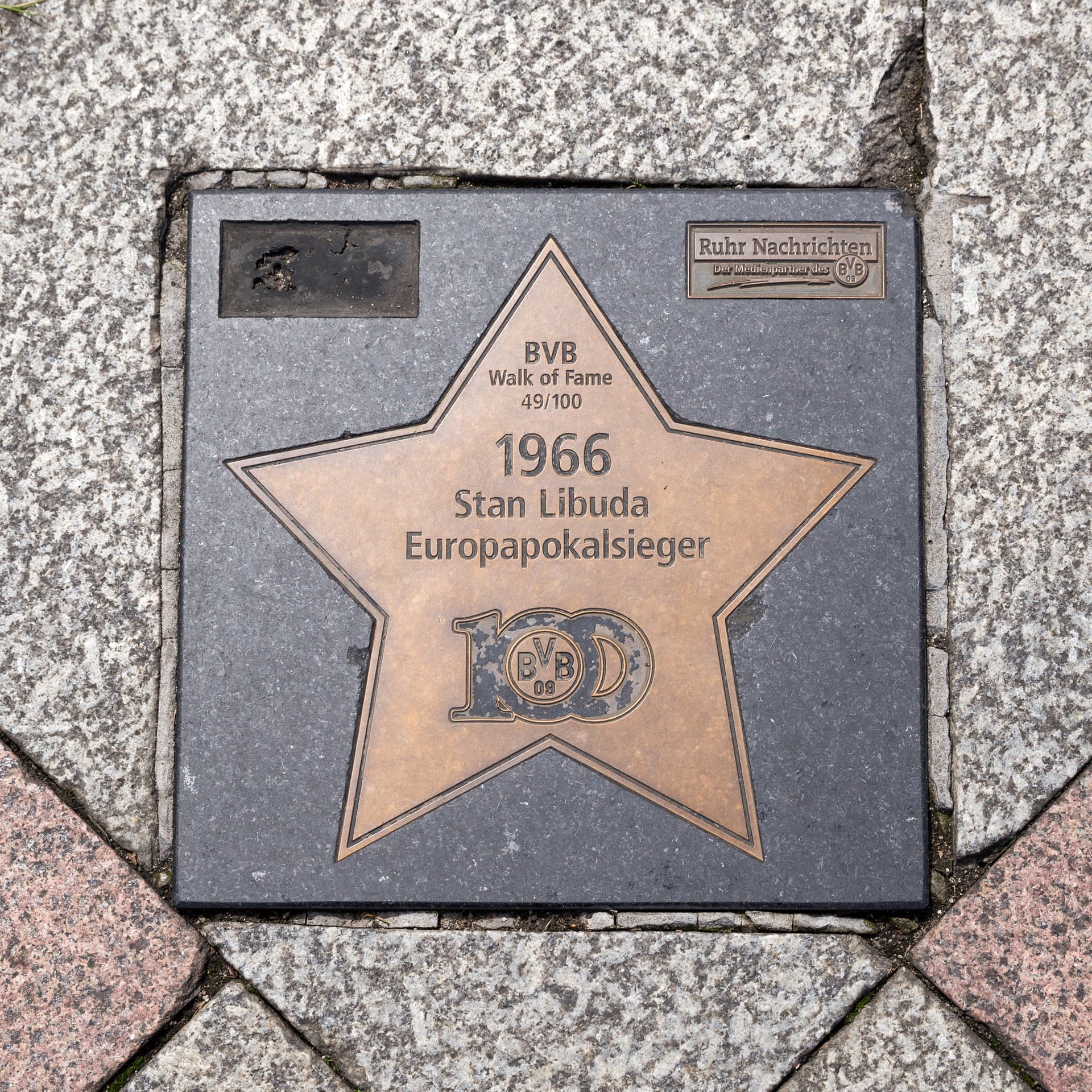 BVB Walk of Fame 1966 Stan Libuda Europapokalsieger