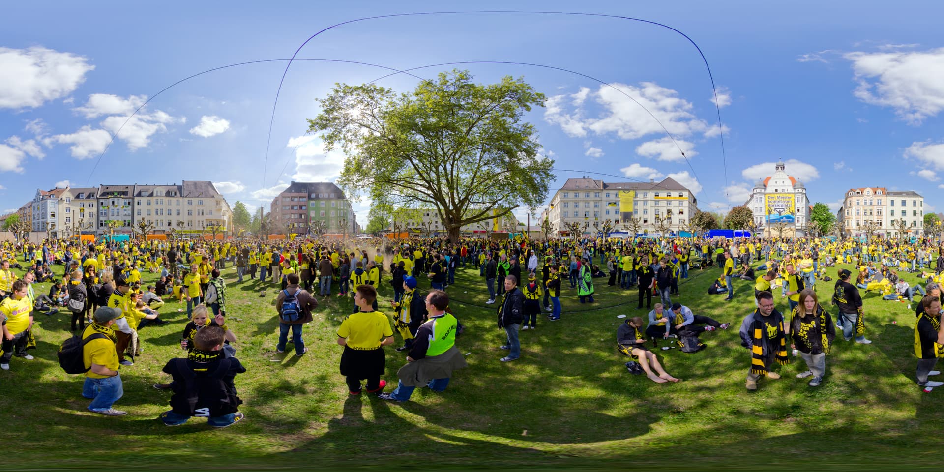 BVB Meisterfeier 2012 Borsigplatz Panorama