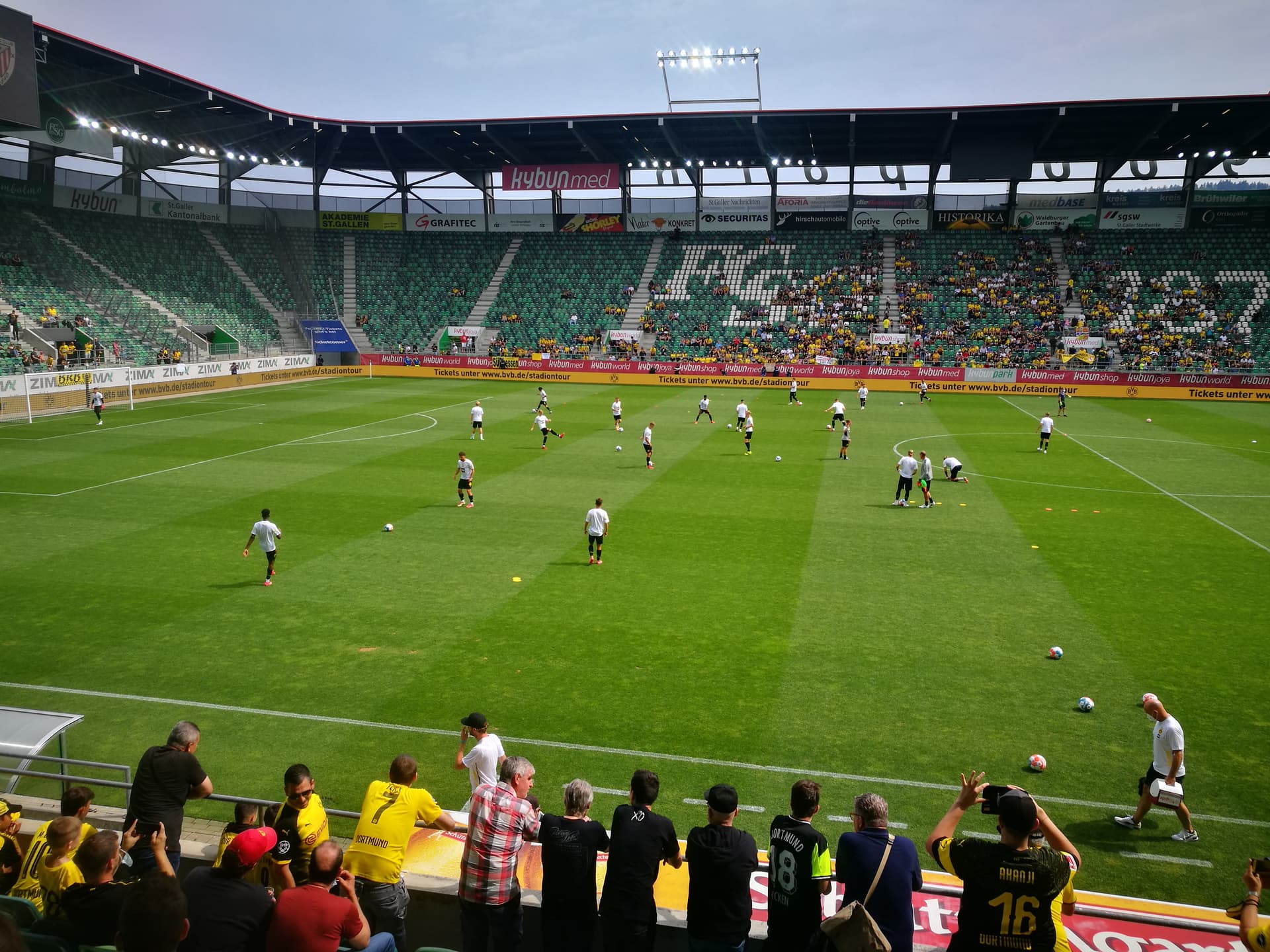 CH-SG-St. Gallen-Kybunpark - Borussia Dortmund vs Athletic Bilbao 001