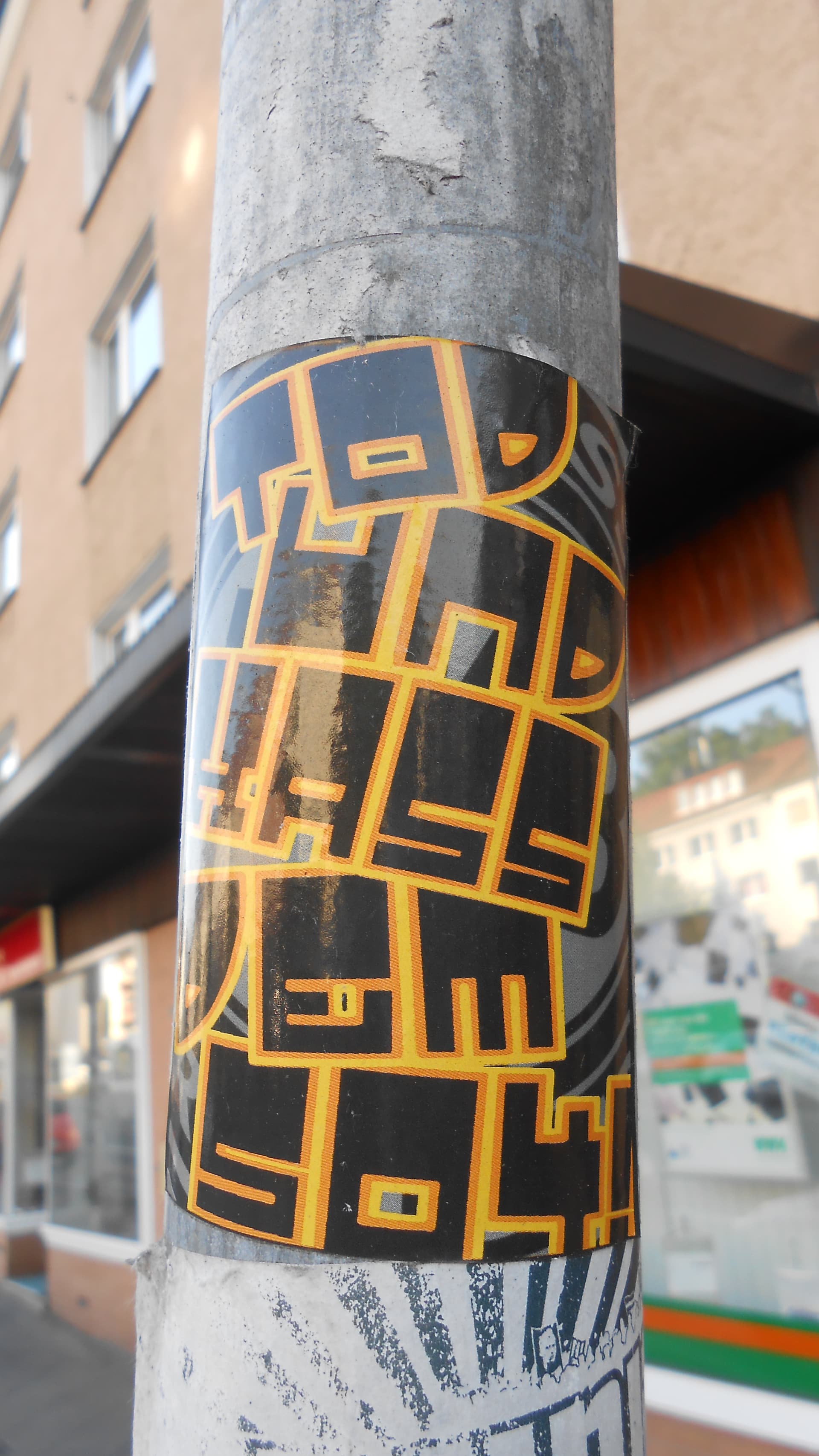 BVB-Aufkleber Hohe Straße