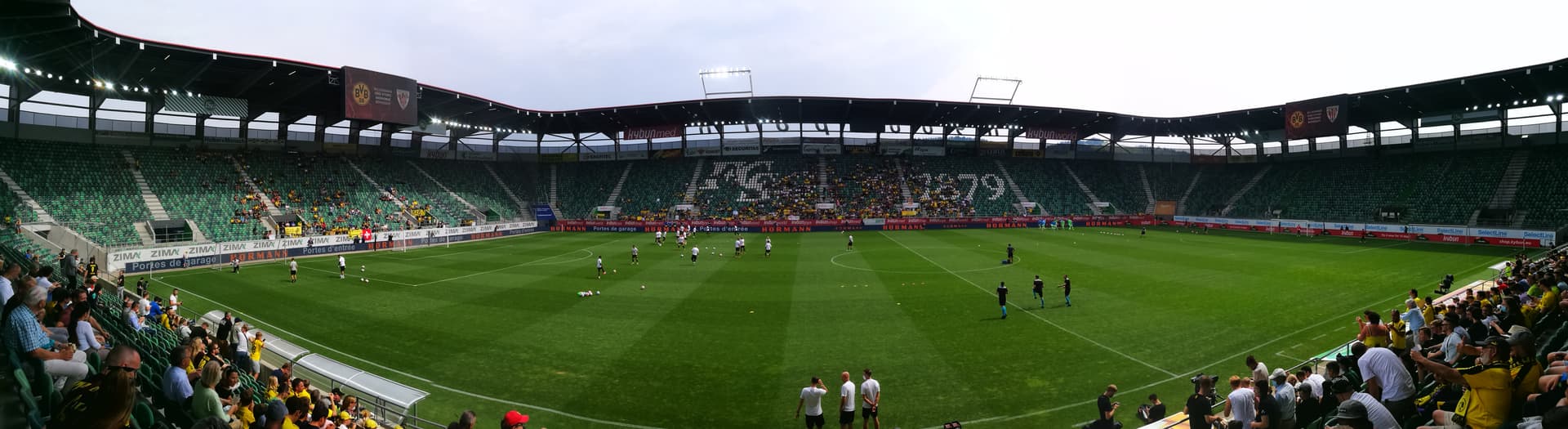 CH-SG-St. Gallen-Kybunpark - Borussia Dortmund vs Athletic Bilbao 002