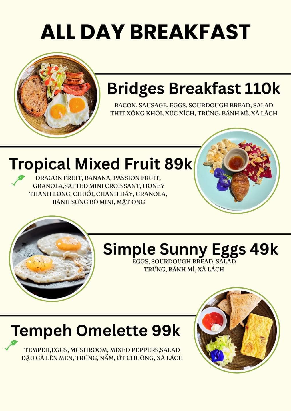 BRUNCH MENU AT BRIDGES (4 of 10)