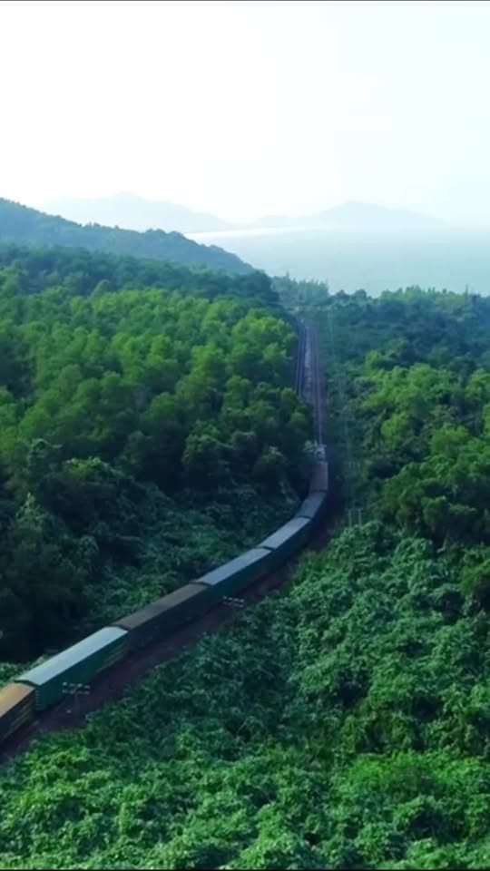 The beauty of Vietnamese trains.