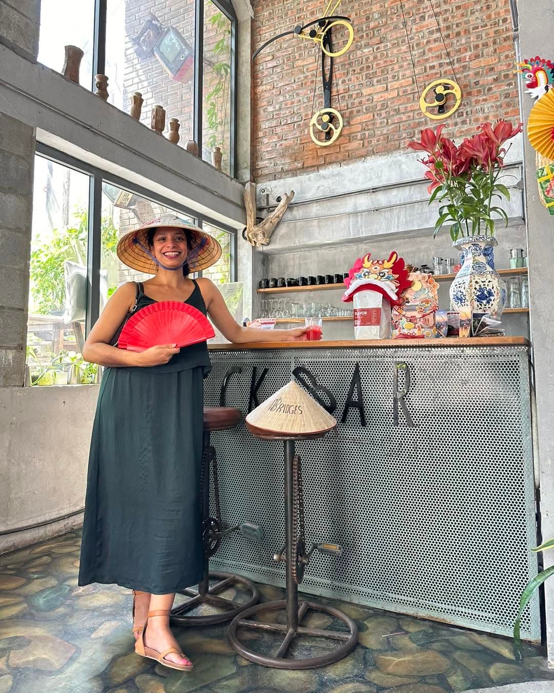 Our beautiful lady with Nón Lá 🥰 Thank you so much for your stay!!! W