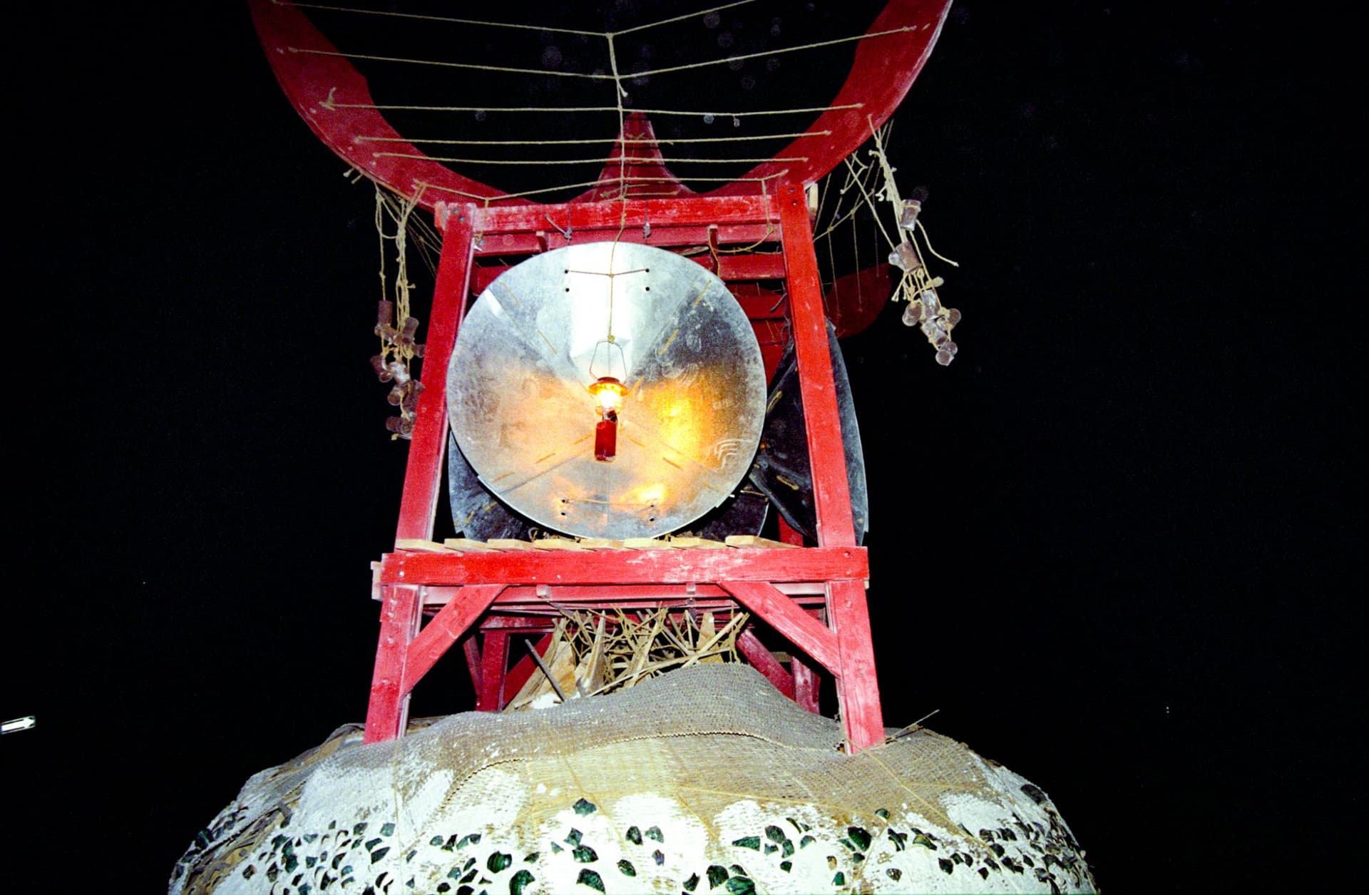 Inside the Temple of Joy at night · 3/5