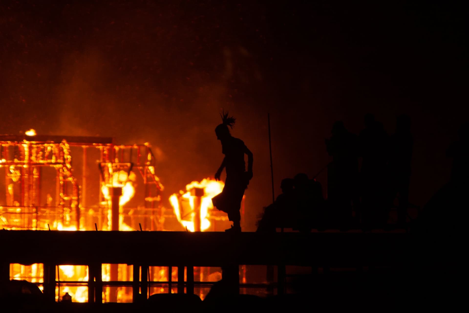 The Pavilion fire, late, 2006 · 13/60