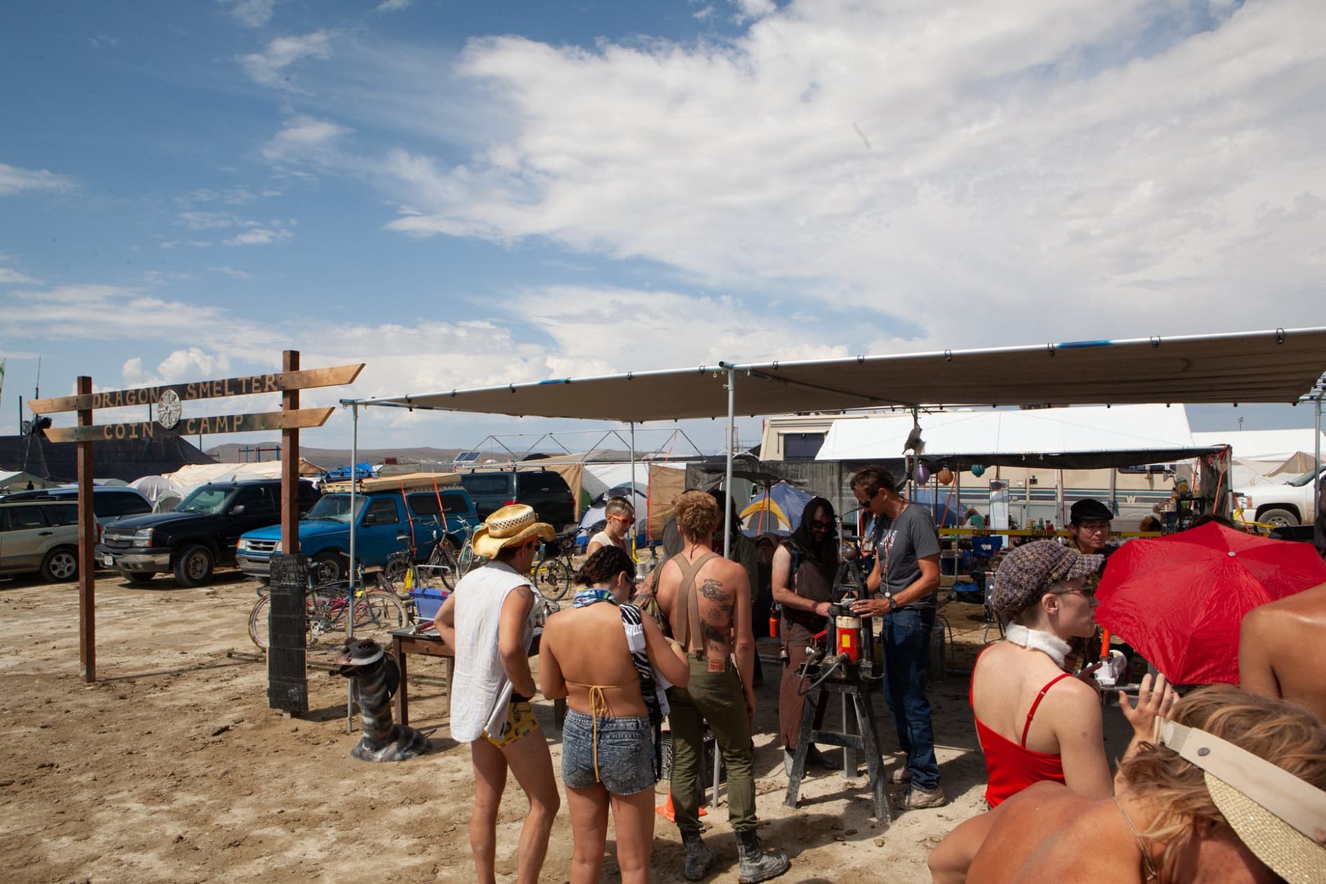 The coin-press camp · 4/14