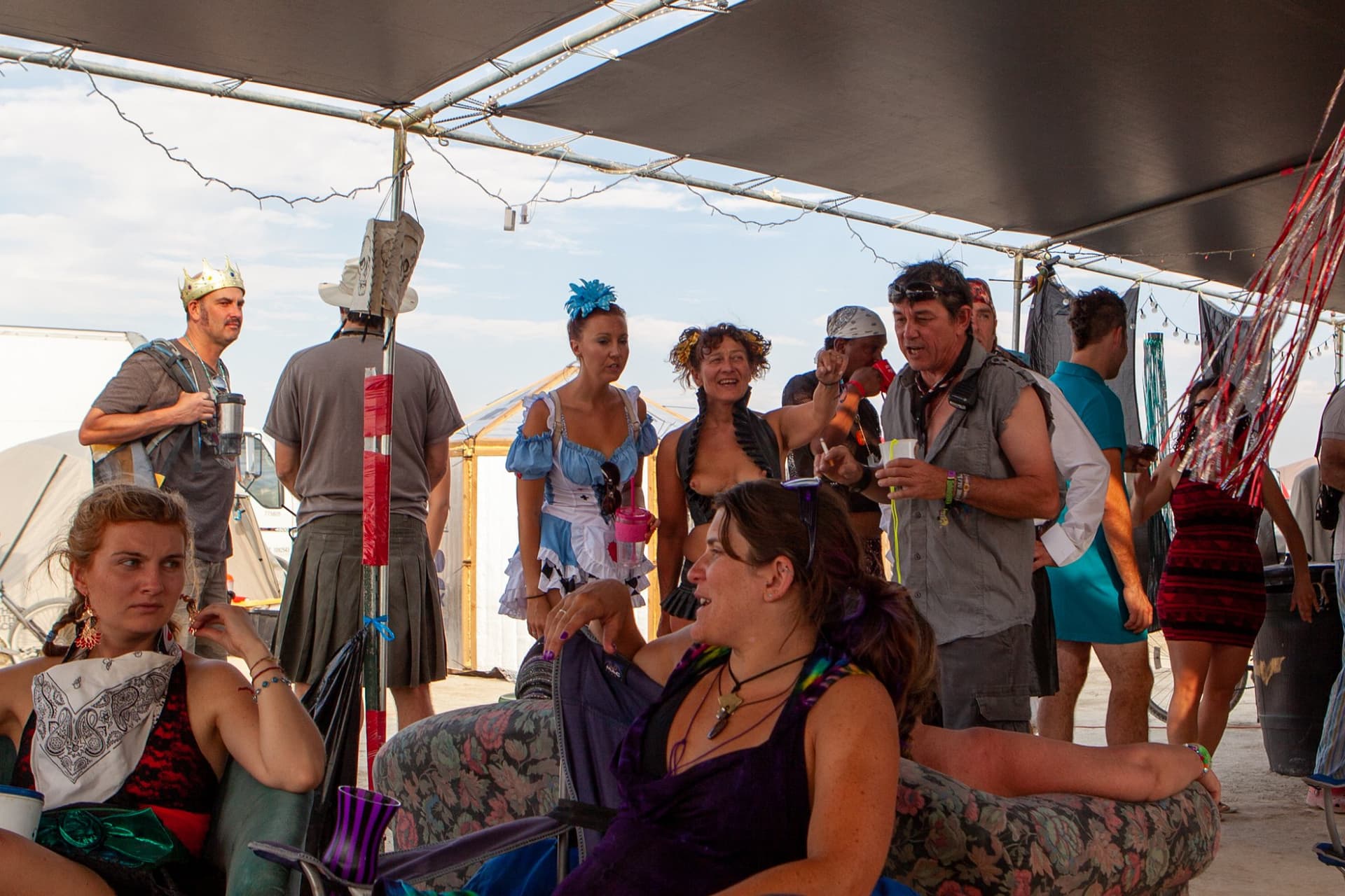 The camp shade party · 6/18