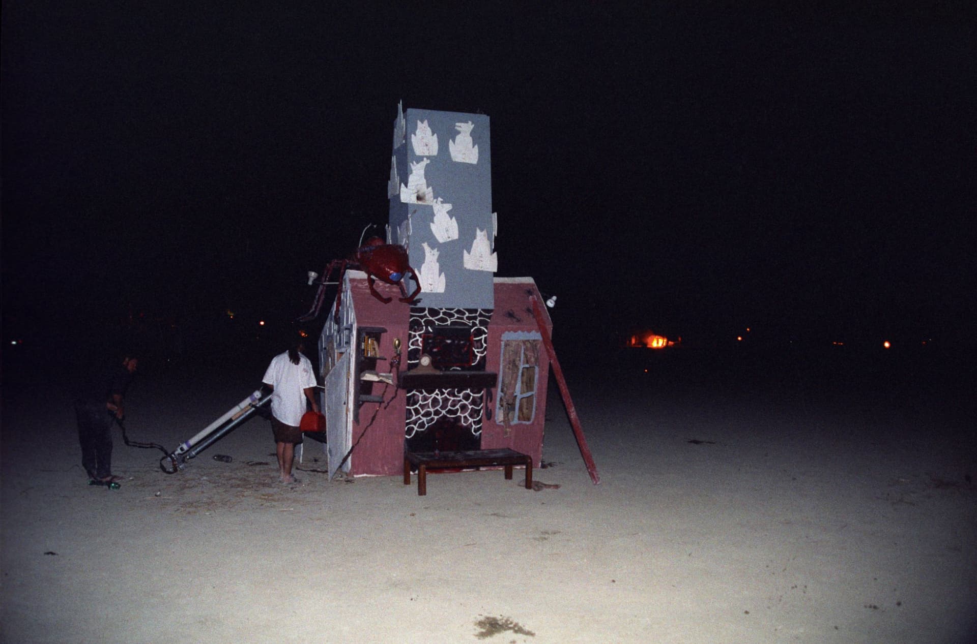 Burning the white shrine · 3/18