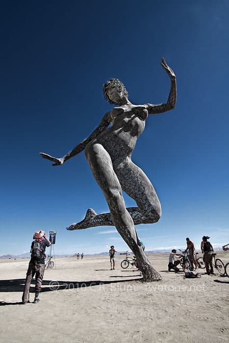 Bliss Dance Over the Playa