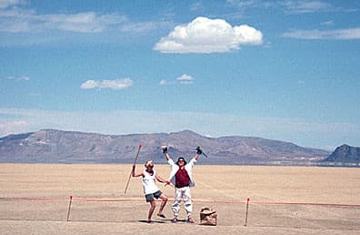 1st Trash Fence, Burning Man, 1995