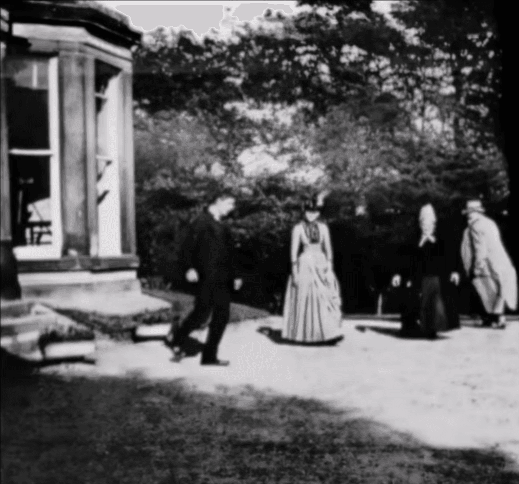 Roundhay Garden Scene (1888) (1888)