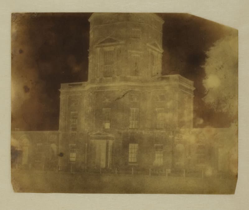 Talbot's calotype negative (1843)