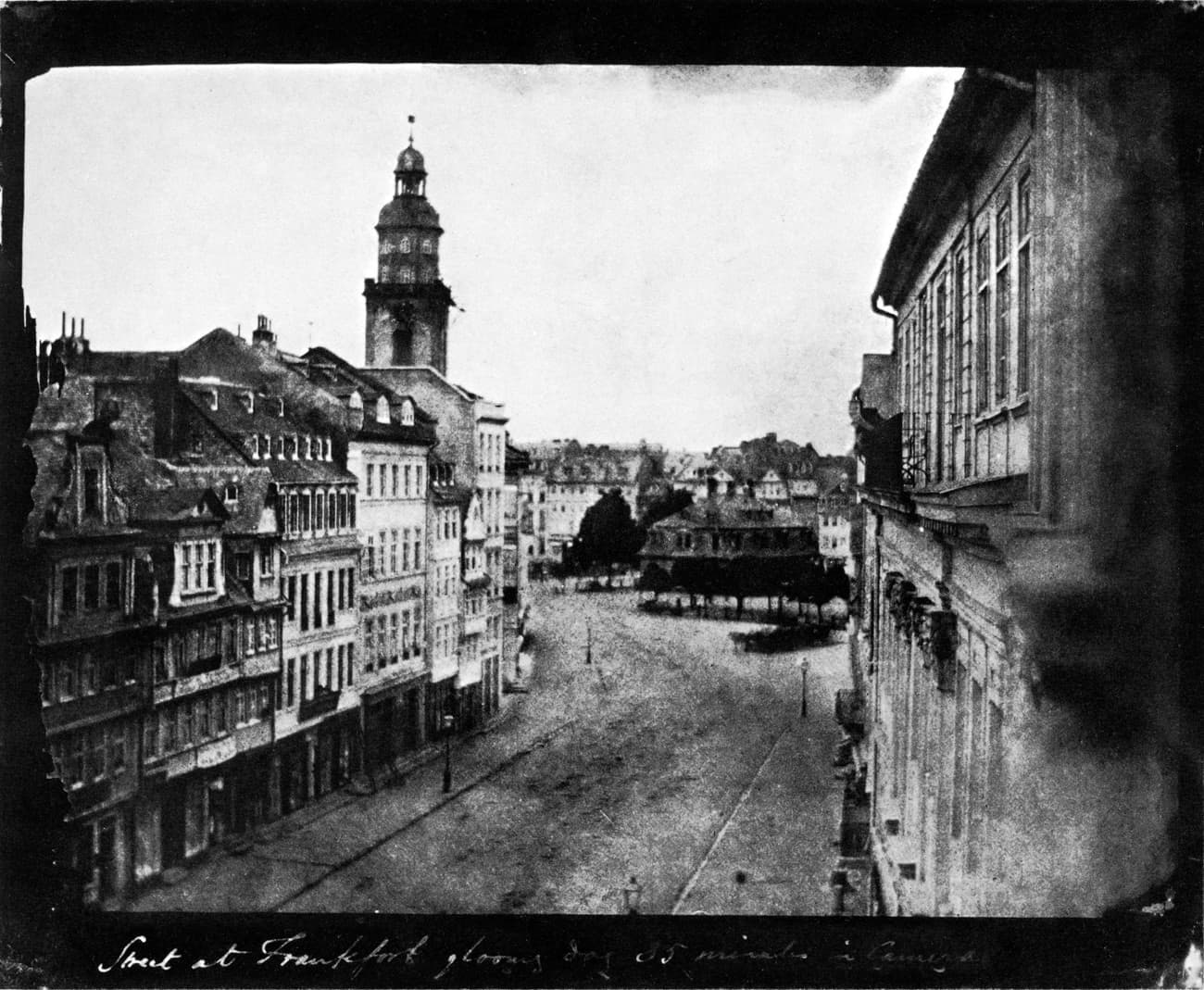 Talbot's calotype negative (1843)